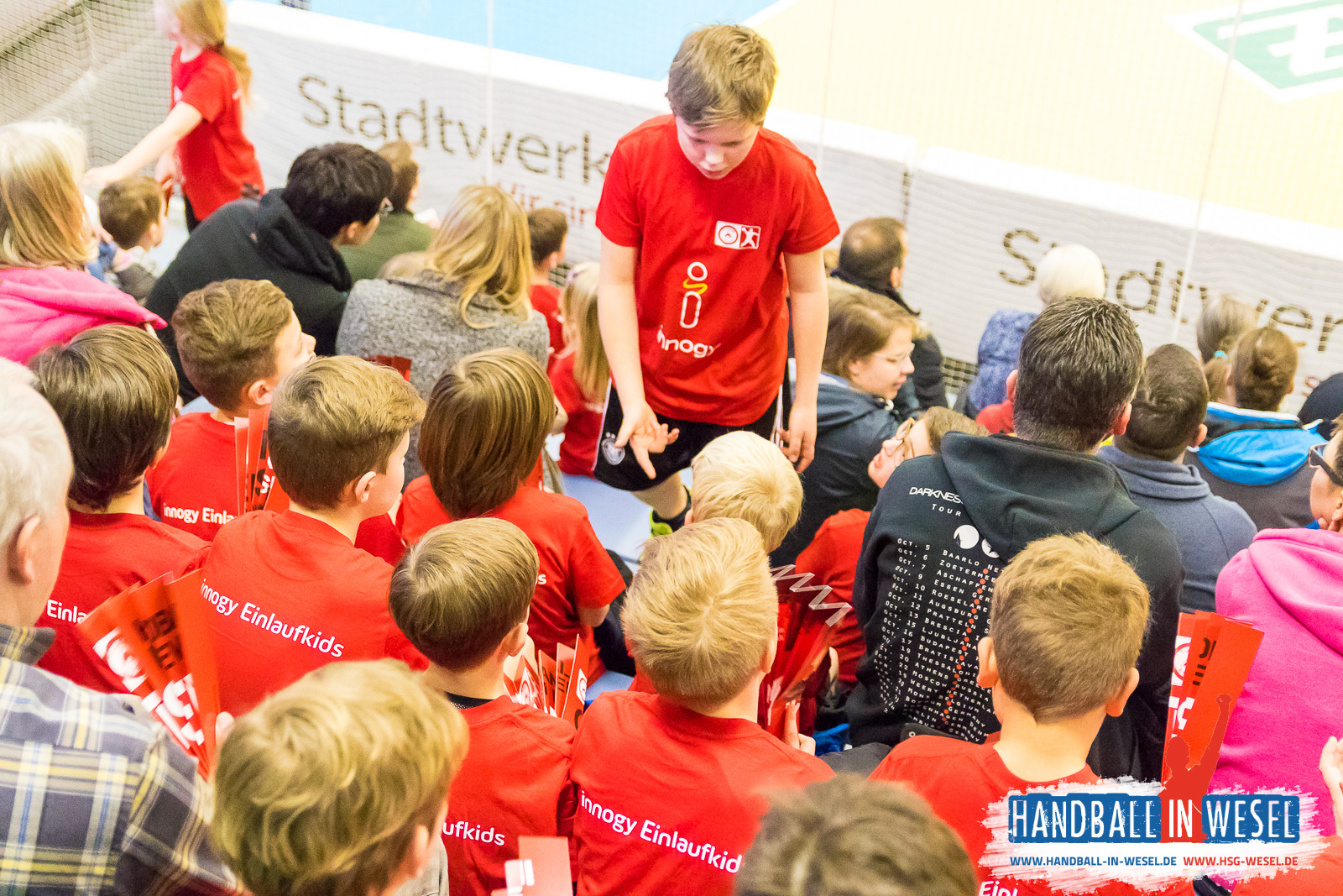 HSG Wesel E-Jugend / Einlaufkids TUSEM Essen 2017